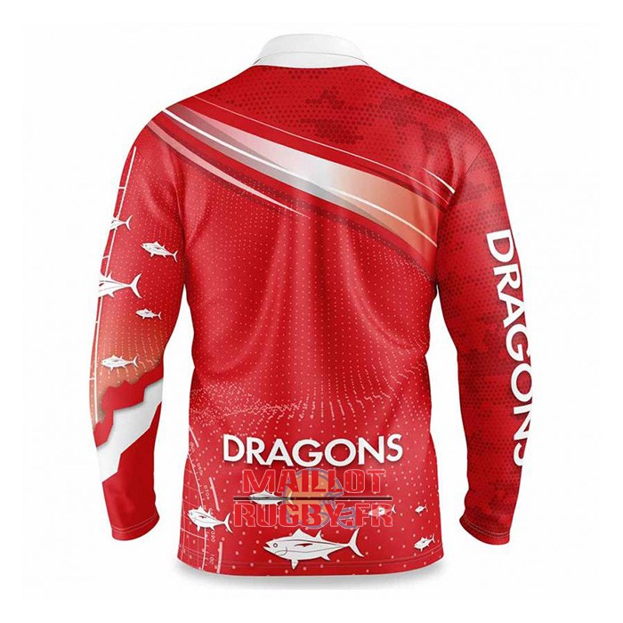 Maillot NRL St George Illawarra Dragons Rugby 2022 Fish Finder